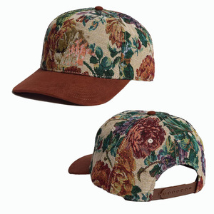 <span class=keywords><strong>Gorra</strong></span> <span class=keywords><strong>de</strong></span> Béisbol Floral Vintage para Mujer, Estilo Tapicería, Ajustable, Casual, para Exteriores, Estilo Cottagecore, OEM/ODM - Product Image 5