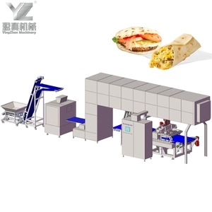 เครื่องทำแป้งตอร์ติญ่าอเนกประสงค์ไฟฟ้ารุ่นใหม่ของ Ying Machinery สำหรับใช้ในร้านเบเกอรี่ พร้อมส่วนผสมของไข่ น้ำ และน้ำตาล - Product Image 2