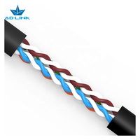 Venta al por mayor Cat5e Cable UTP en cajas de carrete Precio por metro para comunicación de red Cat 5 Cable