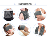 Coussin chauffant multi-usage pour micro-ondes Pack de chaleur humide pour le cou et les épaules Soulagement des douleurs dorsales Perles naturelles Comrpess chaud