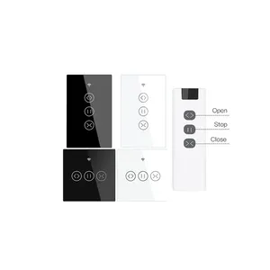 Tuya Zigbee RF433 Curtain Switch Smart for Electric Curtain Rail Tracks Blinds Shades Automated Smart Curtain Set System