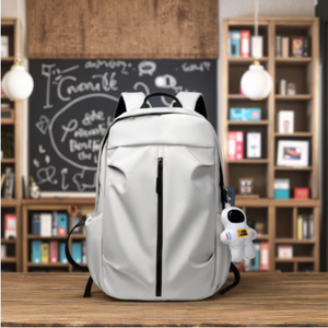 Sac à dos pour ordinateur portable léger en polyester imperméable avec logo personnalisé, port USB, qualité supérieure pour étudiants - Product Image 3
