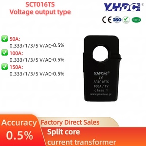 Yhdc sct016ts Split-Core hiện tại biến áp 3 loại đầu ra (Điện áp/Ma/<span class=keywords><strong>1A</strong></span>) Độ chính xác 0.5% công cụ miễn phí cài đặt - Product Image 4