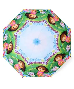 Alta calidad barato al por mayor Animal más pequeño de niño Impresión de dibujos animados lindo tres equipo de lluvia niños paraguas con silbato