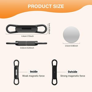 Portalápices Magnético <span class=keywords><strong>de</strong></span> Silicona, Soporte para Bolígrafos <span class=keywords><strong>de</strong></span> Silicona para Escritorio, Refrigerador, Pizarras Blancas, Accesorios <span class=keywords><strong>de</strong></span> Oficina y <span class=keywords><strong>Organizador</strong></span> <span class=keywords><strong>de</strong></span> Marcadores - Product Image 5