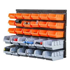 Nhựa Stackable Bộ Phận <span class=keywords><strong>Bin</strong></span> Bán Buôn Nhà Để Xe Hệ Thống Lưu Trữ <span class=keywords><strong>Pegboard</strong></span> Thùng Nhựa Lưu Trữ Thùng Và <span class=keywords><strong>Pegboard</strong></span> Bộ - Product Image 3