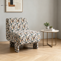 Fabricant de meubles de haute qualité, chaise de loisirs ergonomique, chaise d'appoint moderne de luxe à 3 pieds, style nordique pour salon