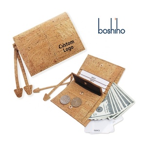 New Design Eco Friendly Vegetarian Cork <b>Wallet</b> <b>RFID</b> <b>Blocking</b> Coin Purse Luxury <b>Wallet</b> for Men and Women - Product Image 1