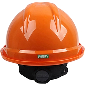 Cascos de Seguridad <span class=keywords><strong>MSA</strong></span> V-Gard 500 PE Originales al por Mayor, con Suspensión de Trinquete de 4 Puntos, Ventilados, para Protección de la Cabeza en la Construcción - Product Image 4
