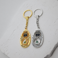 Porte-clés en alliage de zinc émaillé, Makkah Kaaba, mosquée du Prophète, souvenir du pèlerinage du Hajj, Ramadan, Eid