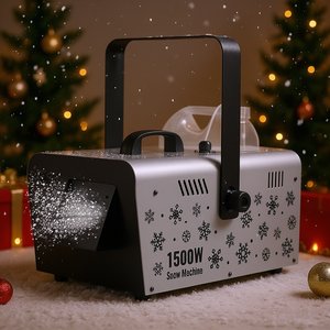 Machine à neige portable 1500W avec télécommande sans fil, réservoir de 5L pour fête de Noël - Product Image 2
