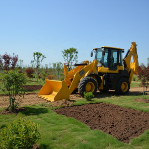 Chargeuse <span class=keywords><strong>sur</strong></span> pneus Yanmar Diesel, <span class=keywords><strong>pelle</strong></span> rétrochargeuse WZ40-28, capacité de la benne de 1,5 m3, pompe hydraulique PWG, haute efficacité de fonctionnement - Product Image 1