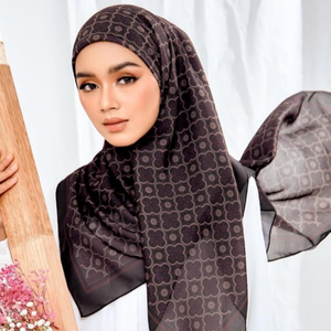 ผ้าคลุมศีรษะของเด็กผู้หญิงฮิญาบระบายอากาศได้ดีผ้าโพกหัวลายดอกไม้แบบกำหนดเองได้ใส่สบายสำหรับสี่ฤดูกาล - Product Image 4