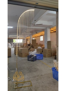 Đèn đứng hình cây rè<span class=keywords><strong>m</strong></span> pha lê phát sáng là<span class=keywords><strong>m</strong></span> nền đá<span class=keywords><strong>m</strong></span> cưới, trang trí đá<span class=keywords><strong>m</strong></span> cưới khác - Product Image 5