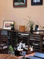 Meuble de Rangement Multifonctionnel pour Salon de Beauté, Présentoir de Maquillage et Vernis à Ongles, Armoire de Rangement au Sol pour Nail Art