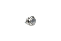 Interrupteur à bouton-poussoir momentané et maintenu, éclairé par anneau, étanche IP67, en acier inoxydable, 10 broches, DPDT, 12/16/19/22/25/28/30mm