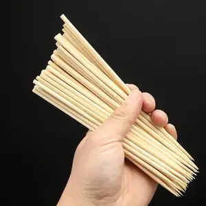 Wholesale High Quality Disposable Bamboo Barbecue Fruit Sticks