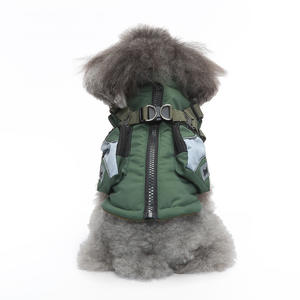 Küçük ve Orta Boy Köpekler İçin Fermuarlı Kışlık Polyester Sıcak Köpek Ceketi - Product Image 5