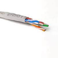 Cable de Red a Granel de Uso General con Certificación ETL CMG CM, Clase 5e, con 4 Pares, 24 AWG, 0.51 mm, Cobre Desnudo