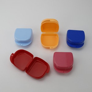 Portable <b>Denture</b> Case LK-405 Plastic Orthodontic Storage <b>Box</b> For Adult Oral Care - Product Image 1