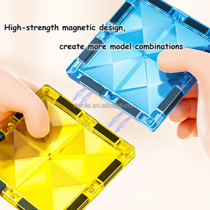 Juego <span class=keywords><strong>de</strong></span> Construcción con Bloques Magnéticos, Imanes Fuertes, Material ABS Seguro, Juguete STEM para Niños, Diseño Creativo <span class=keywords><strong>de</strong></span> Patrones (Edades 3+) - Product Image 3