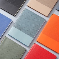Regalo promocional Impresión personalizada Negocios PU Funda de cuero A5 Tapa dura Diario Fabricante Cuaderno con bolígrafo