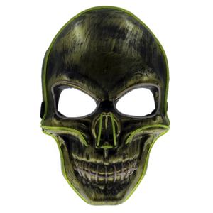 Fiesta de Halloween de miedo Rave <span class=keywords><strong>LED</strong></span> máscara luminosa, EL alambre de <span class=keywords><strong>cara</strong></span> completa purga máscara - Product Image 1