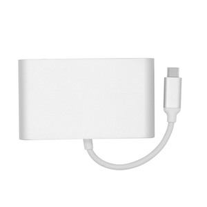 2020 nouveauté 4 en 1 hub USB-C USB-C vers <span class=keywords><strong>HDMI</strong></span> USB 2.0 RJ45 avec boîtier en métal de charge PD pour ordinateur portable - Product Image 4