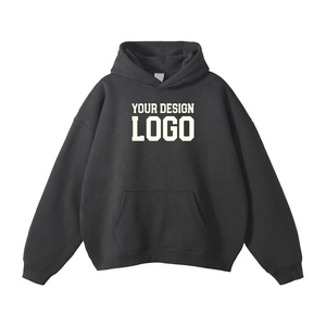 High Quality Men's Hoodies Sweatshirts Unisex Oversized Pullover Hoodies Custom logo Blank Heavyweight Men Custom Cotton Hoodie