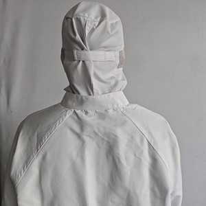 Gorro interior elástico blanco para fábrica de alimentos, gorro de trabajo para hombre y mujer, gorro de malla, gorro elástico tipo chal, gorro de taller, higiénico, blanco - Product Image 1