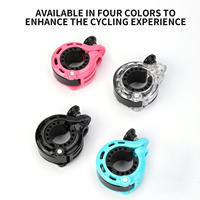TOSUOD Mini sonnette de vélo anti-rouille, sonnette de vélo de montagne à son fort, outil d'avertissement sonore pour VTT et vélo de route