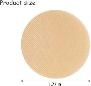 Couvre-mamelons sportifs adhésifs pour hommes, best-seller, jetables, hypoallergéniques, en tissu non tissé, 4,5x4,5 cm, cache-mamelons, autocollants - Product Image 5
