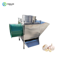 Aanpasbare lay-out complete set knoflook splitsen, schillen, wassen, malen, verpakken, verwerken, knoflookpuree productielijn