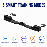 Entrenador de Cables Motorizado Inteligente de Alta Tecnología, de Aleación de Aluminio, 10 Modos, Peso Electrónico, Portátil y Compacto, para Vacaciones, Negocios y Fitness