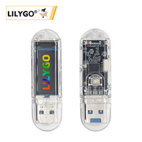 Carte de développement LILYGO T-Dongle-C5 ESP32-C5 Wi-Fi6+BLE5 double bande Écran couleur IPS 0,96 pouces Extension carte TF Vente en gros personnalisée