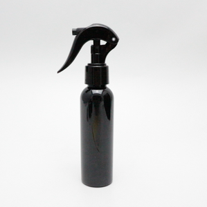 للبيع بالجملة زجاجات زجاجة بخاخ عطر سوداء غير لامعة من بلاستيك PET 4 أونصة مع أغطية بخاخ رذاذ خفيف - Product Image 5