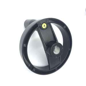 100 125 160 200 nhựa hợp kim nhôm rắn tay bánh xe đôi nói CNC tay quay với xoay tay cầm - Product Image 2