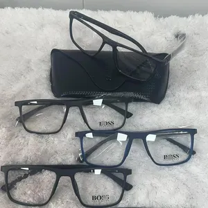 Noir TR cadre ressort charnière votre logo personnalisé marque lunettes pas cher prix unique TR90 montures de lunettes