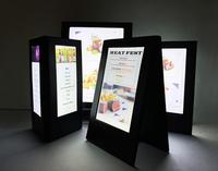 Panneau d'affichage de menu de restauration rapide, boîte lumineuse publicitaire à LED pour restaurant, boîte lumineuse, menuiste LED, tableau LED, couverture de menu LED