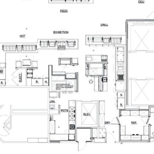 Hızlı servis için entegre <span class=keywords><strong>POS</strong></span> istasyonu ve müşteri görüntüleme alanı ile ağır hizmet modüler Pizza mağaza tezgahı tasarım - Product Image 5
