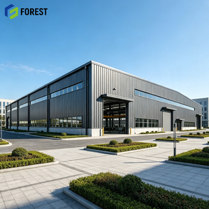 Entrepôt commercial modulaire en acier galvanisé haute capacité, centre logistique préfabriqué robuste - Product Image 1