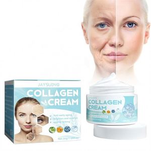Crème au collagène Jaysuing 30g, meilleure crème <span class=keywords><strong>anti</strong></span>-âge pour le visage, crème hydratante personnalisée, éclaircissante, apaisante pour les démangeaisons, crème pour le visage pour femmes - Product Image 1