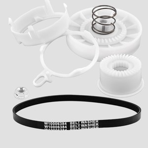 Kit d'embrayage pour lave-linge W10913953 avec courroie W10006384 pour pièces de transmission automatique - Product Image 1