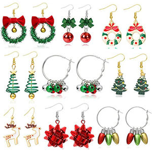 Boucles d'oreilles pendantes en diamant en forme <span class=keywords><strong>de</strong></span> papillon en alliage plaqué or à la mode pour femmes - Product Image 4