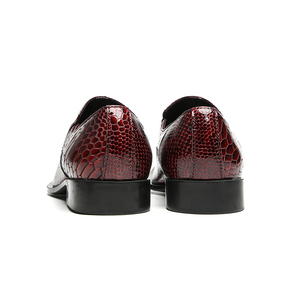 Broderie florale britannique métal bout pointu en cuir véritable hommes chaussures habillées grande taille fête de mariage chaussures formelles chaussures d'affaires - Product Image 4
