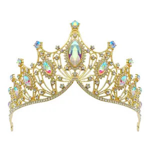 Свадебная Корона головной убор Европа и США Ветер барокко роскошная атмосфера сплав Корона праздничное платье принцессы аксессуары