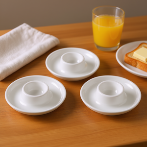 ชุดถ้วยไข่เวสต์มาร์ค ปุนโต 3 ใบ เซรามิกสีขาว สำหรับเสิร์ฟอาหารเช้า - Product Image 3