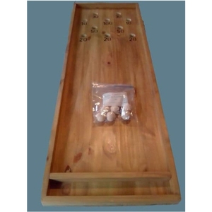 Jeu de billard en bois japonais à l'ancienne fabriqué à la main 120X40 cm plateau de palets de palets idéal pour la fête - Product Image 1