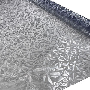 Effet 3D flou Trainglur emossed Cling Static Window FIlm Protection de la vie privée - Product Image 5