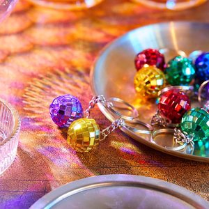 Bán buôn gương bóng Móc chìa khóa cho móc chìa khóa làm nguồn cung cấp DIY Thủ công mỹ nghệ - Product Image 3